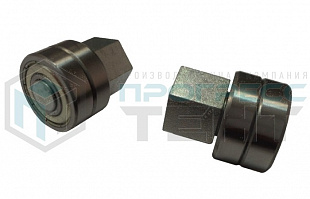 Ролик сдвоенный сдвижной крыши с юбкой 13 mm Sesam