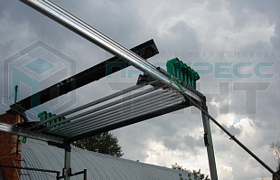 Шарнир сдвижной крыши 650 mm Edscha